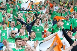 Create meme: watch video fans Ireland, Irish football, football fans of Ireland