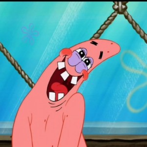 Create meme: Patrick is confused, Patrick star smiling, Patrick embarrassment