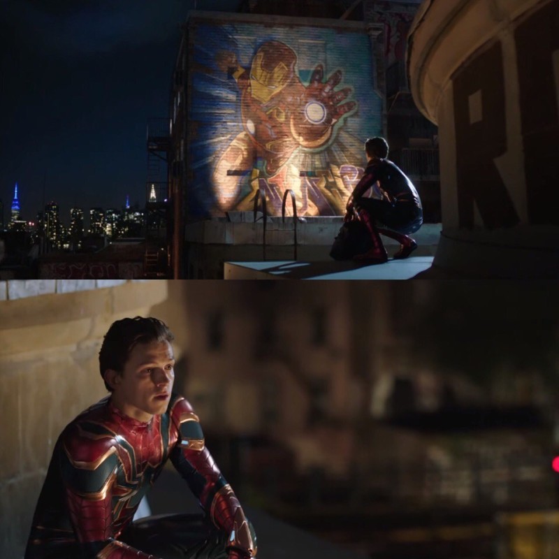 Create meme: Spider-Man, the moment, the marvel cinematic universe 