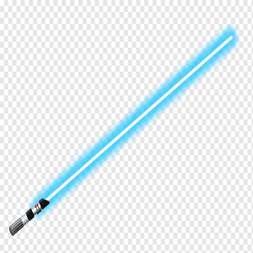 Create meme: blue Jedi sword without background, The blue Jedi sword, laser sword of the Jedi