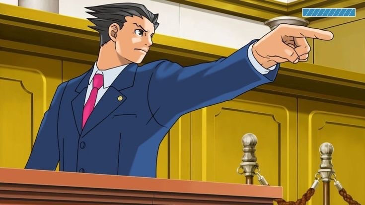 Create meme: ace attorney trilogy, ace attorney spirit of justice, ace attorney objection