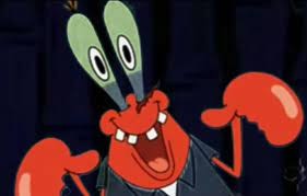 Create meme: Mr. Krabs is a villain, Mr. krabs face, Mr. Krabs