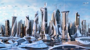 Create meme: fantastic cities of the future, the architecture of the future, the project city of the future