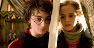 Создать мем: emma watson, daniel radcliffe, гермиона