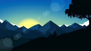 Create meme: mountain minimalism, Wallpapers minimalism mountains, the background of the mountain vector
