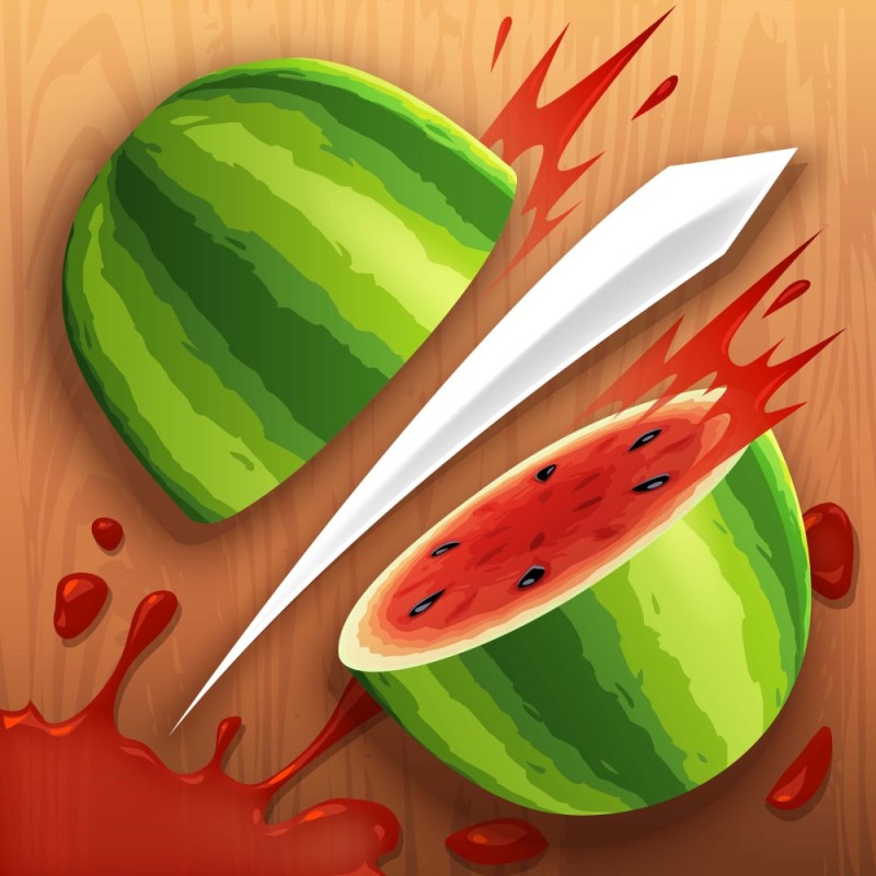 Create meme: fruit ninja, game, fruit cutting game