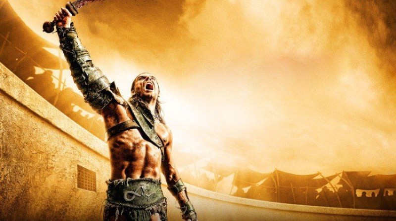 Create meme: Spartacus: Gods of the Arena, the Gladiator Spartacus, Spartacus Gods of the Arena TV series 2011