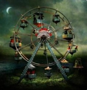 Create meme: Alexander Jansson, Ferris wheel, surrealism