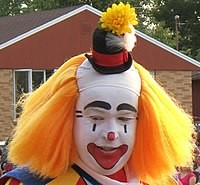 Создать мем: clown, грим клоуна, лицо клоуна