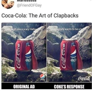 Create meme: pepsi coca cola