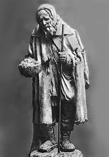Create meme: Posen sculpture beggar, Leonid Vladimirovich Posen is a beggar, Leonid Vladimirovich Posen