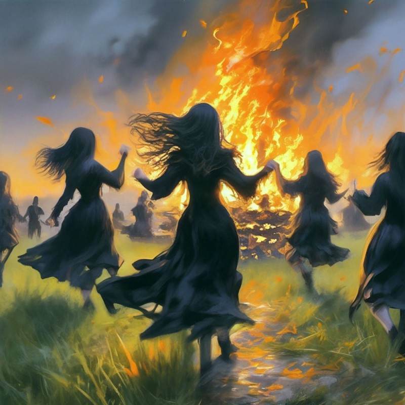 Create meme: burning the witch, witches in Russia, witch 