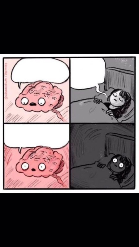 Create meme: meme the brain before sleep, memes comics , meme brain 