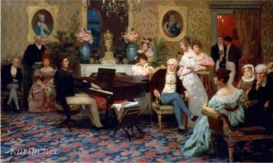 Create meme: Picture, Frederic Francois Chopin for piano, gambling house 19th century painting