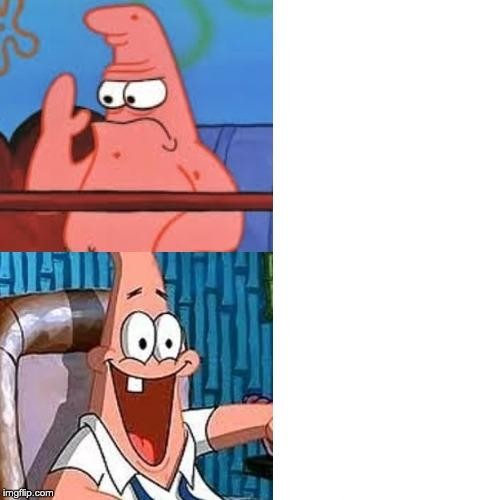 Create meme: Patrick laughs, Patrick Patrick, Patrick sponge