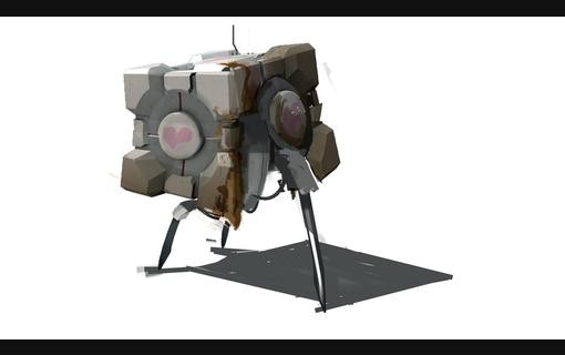 Create meme: portal 2 cube turret, portal 2 cube turret, The turret portal