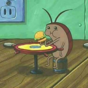 Create meme: cockroach, Cartoon, a cockroach from sponge Bob