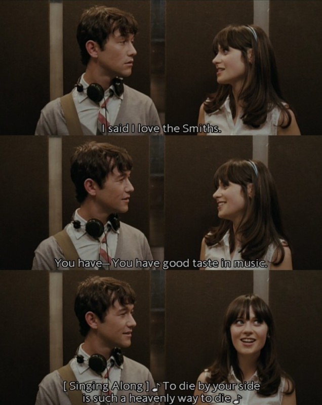 Create meme: 500 days of summer, Zooey Deschanel 500 days of summer, 500 Days of Summer (2009)