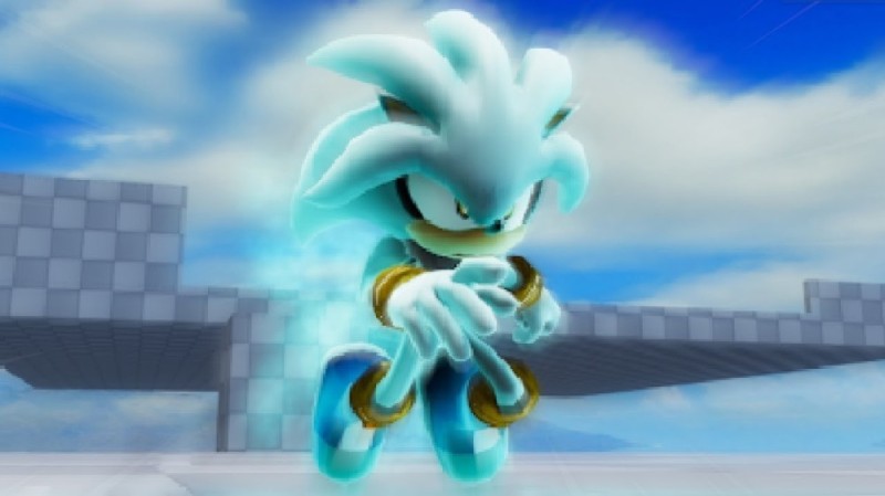 Create meme: silver sonic, hedgehog silver, Silver in Sonic Generations