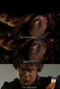 Create meme: Frodo Baggins, The Lord of the rings, i cant carry it for you but i can carry you