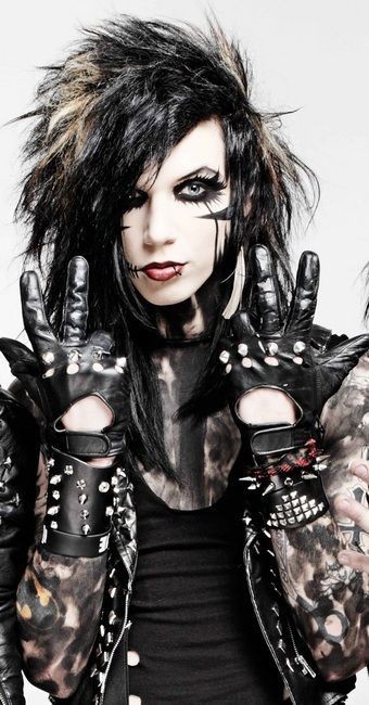 Создать мем: black veil brides энди бирсак, ash purdy, группа black veil brides солист