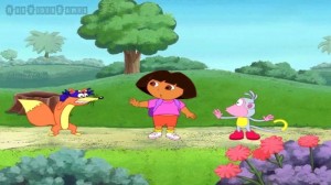Create meme: Dora the Explorer, rogue don't steal, Dasha tracker