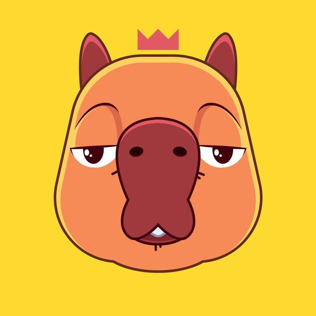 Create meme: capybara king, capybara picture, capybara stickers