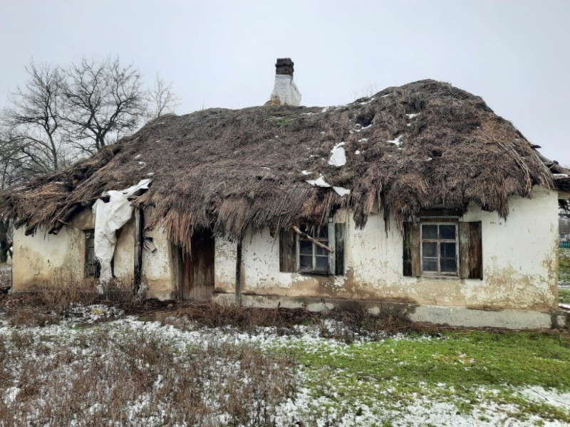 Создать мем: село в украине, деревни украины, хаты мазанки украина