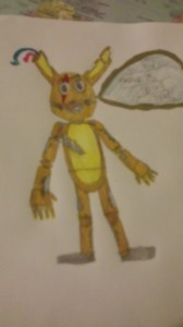 Create meme: old Chica, fnaf pictures Chica old, bad drawings fnaf