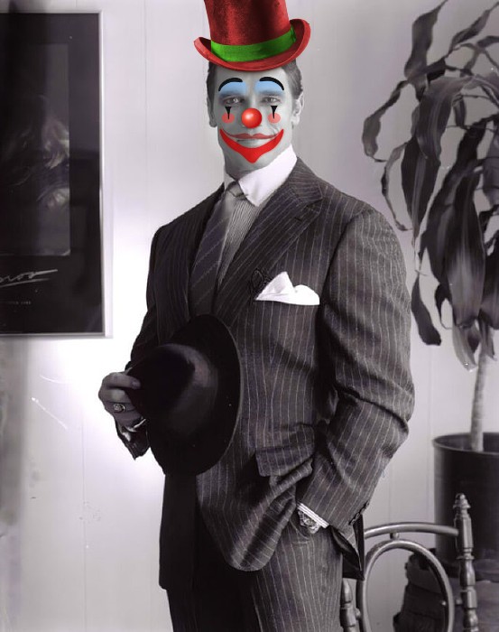 Создать мем: клоун, американский клоун, арнольд шварценеггер в костюме