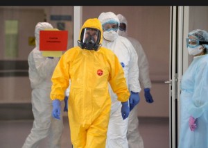 Create meme: protective suit against viruses, biological protection suit, People