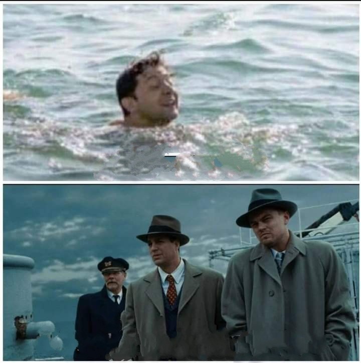 Create meme: DiCaprio shutter island , Leonardo DiCaprio shutter island, DiCaprio cursed island