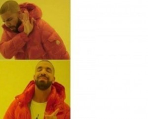 Create meme: rapper Drake meme, meme drake, template meme with Drake