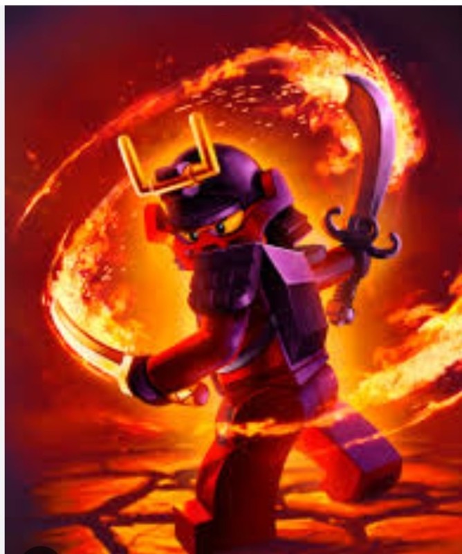 Create meme: lego ninjago movie, lego ninjago kai samurai, fire kai ninjago