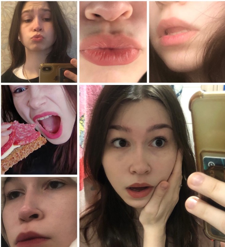 Создать мем: макияж для губ, губы матовые, человек