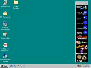 Create meme: windows 98 task bar, Windows 95, windows 98 active desktop