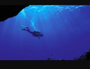 Create meme: red sea, depth, scuba diving