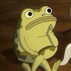 Create meme: frog, cartoon, Frog