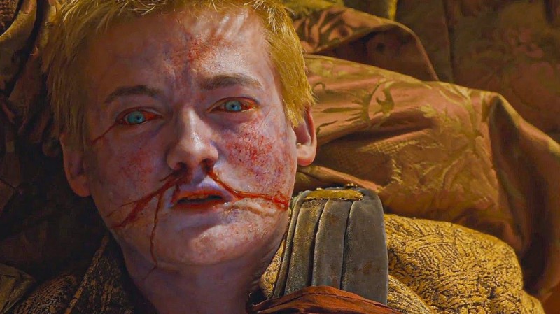 Create meme: Joffrey Baratheon death, game of thrones , Joffrey 