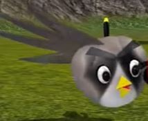 Создать мем: angry birds bomb, angry birds драки, скриншот