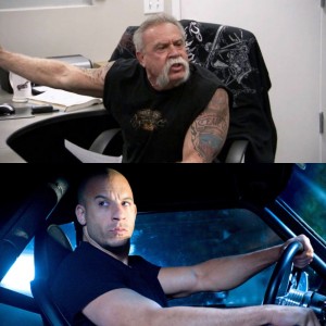 Create meme: Dominic Toretto the fast and the furious, American chopper memes, VIN diesel fast and furious