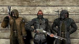 Create meme: Stalker bandits, The leather cloak of the bandit stalker, Stalker gang bandits