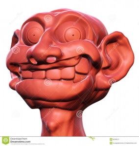 Создать мем: лицо скульптура, sculptris 3d, гоблин zbrush