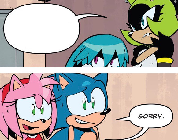 Create meme: sonamy, Sonic comics, 246 comic Sonic