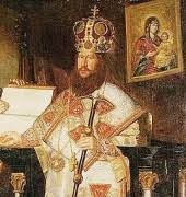 Create meme: Patriarch Nikon 's parsun, portrait of Patriarch Nikon with clergy d vuchters, Nikon the Patriarch