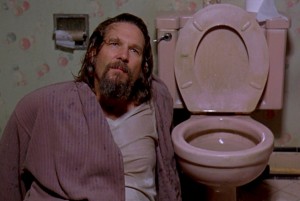 Create meme: the big Lebowski toilet, the big Lebowski