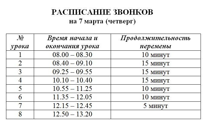 Создать мем: расписание уроков, расписание звонков в школе, расписание звонков уроков