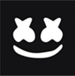 Create meme: user icon, Marshmello, stencil marshmallow