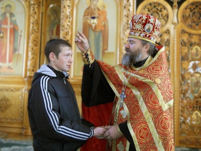 Create meme: The priest in the temple, orthodox priest, Russian Orthodox