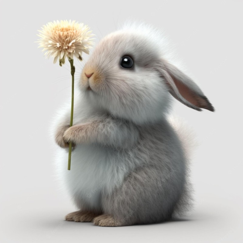 Create meme: Bunny , Bunny, postcards are cute